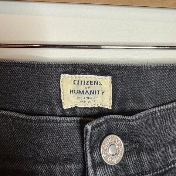 Citizens of Humanity Georgia High Rise Boot Cut black jeans - Picture 3 of 7